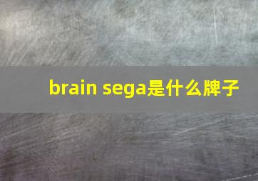 brain sega是什么牌子